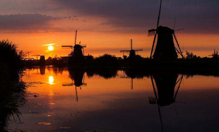 Kinderdijk malūnai