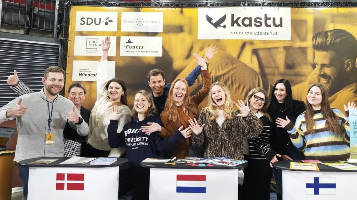 Kastu komanda studijų užsienyje renginyje